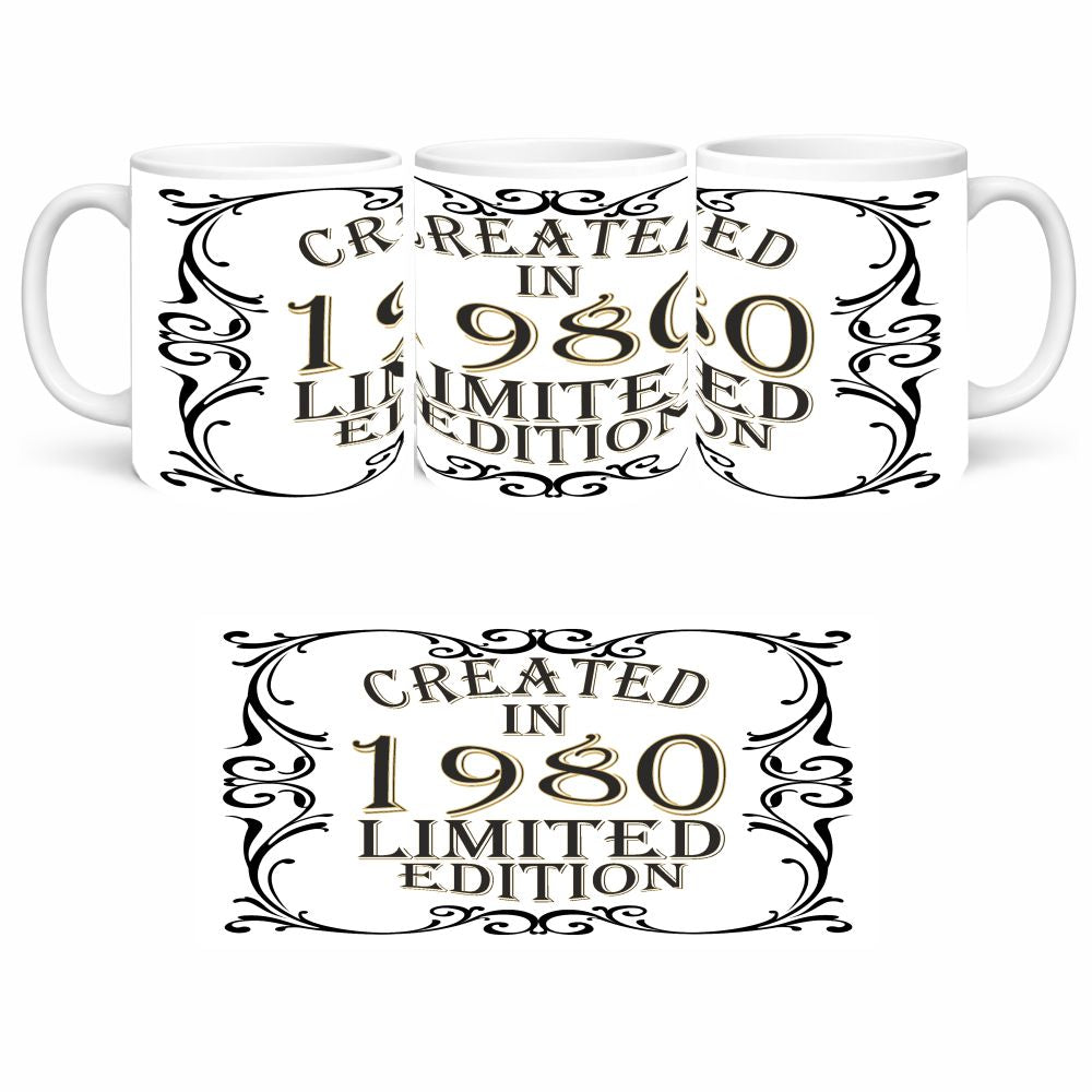 Tazza in Ceramica Personalizzabile “Created in...” – Tazza Personalizzata PS 09370-CREATEDIN