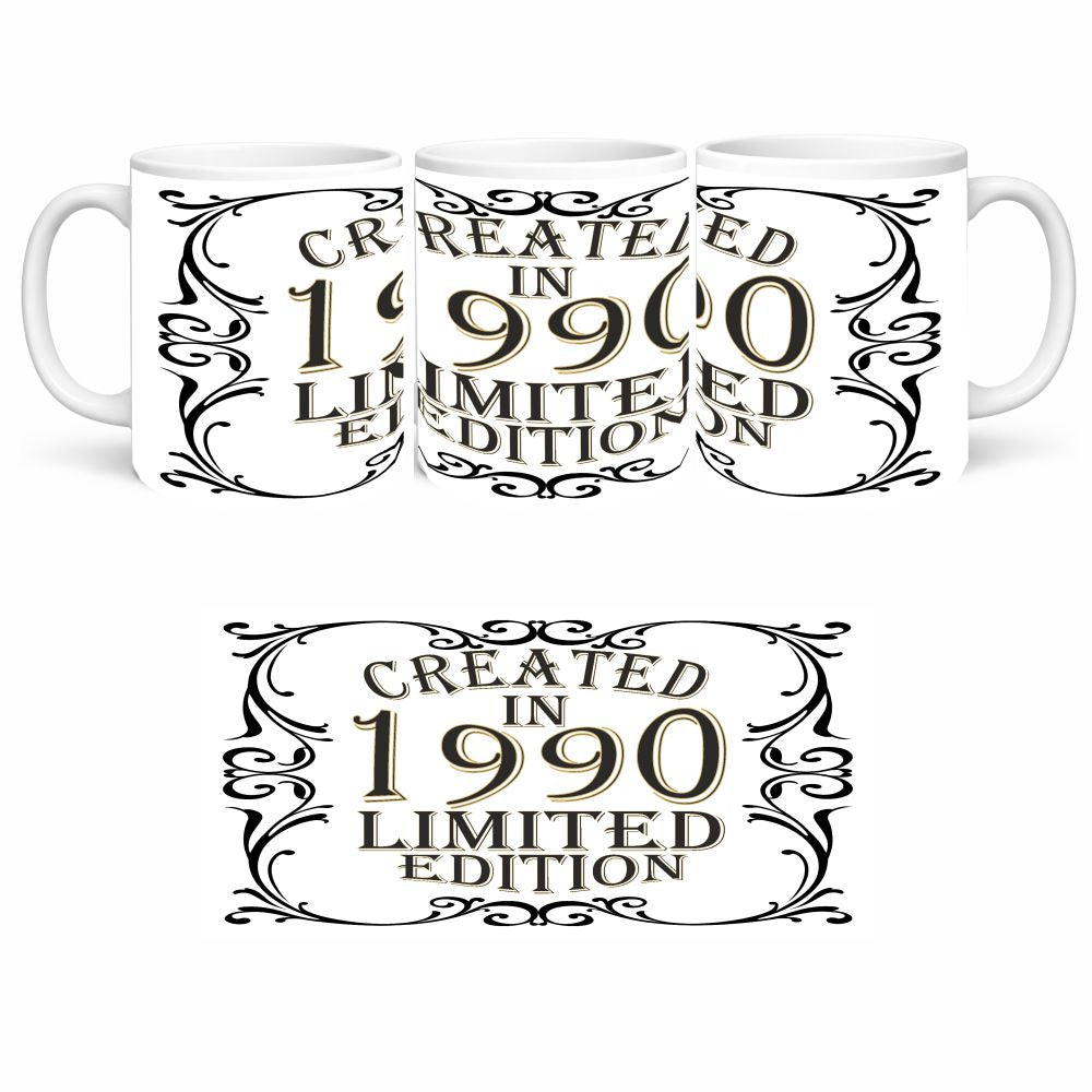 Tazza in Ceramica Personalizzabile “Created in...” – Tazza Personalizzata PS 09370-CREATEDIN