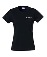 T-Shirt Staff Donna Sciancrata Personalizzabile – Maglietta Manica Lavoro ed Eventi – PS 28870-007 PRS