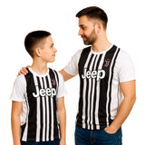 Maglia Calcio Juventus Bianco Nera 2025/2026 – Replica Ufficiale Juventus FC – Personalizzabile con Nome e Numero | Mod. PS 41410
