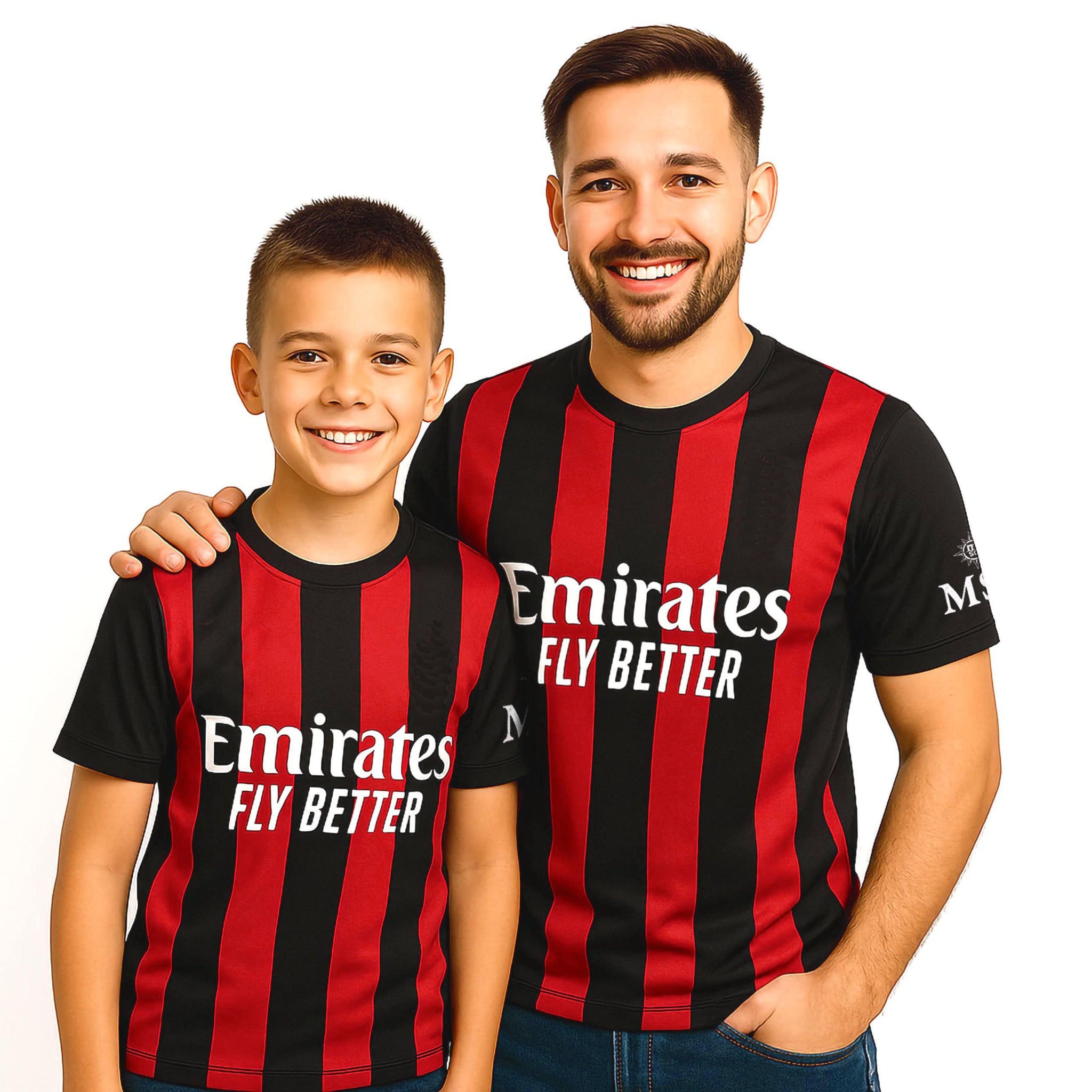 Maglia Calcio Milan Rosso Nera – Replica Ufficiale ACMILAN – Personalizzabile con Nome e Numero PS 40482