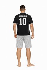 Pigiama Juventus T-Shirt + Pantaloncini – Personalizzabile con Nome e Numero – PS 30060