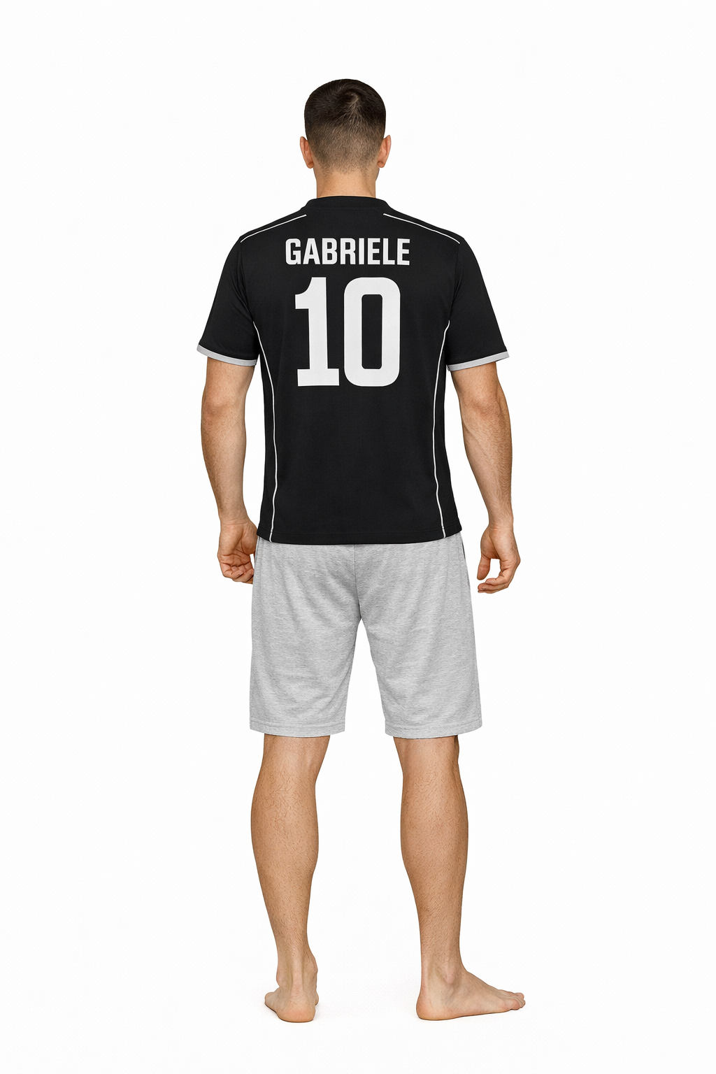 Pigiama Juventus T-Shirt + Pantaloncini – Personalizzabile con Nome e Numero – PS 30060
