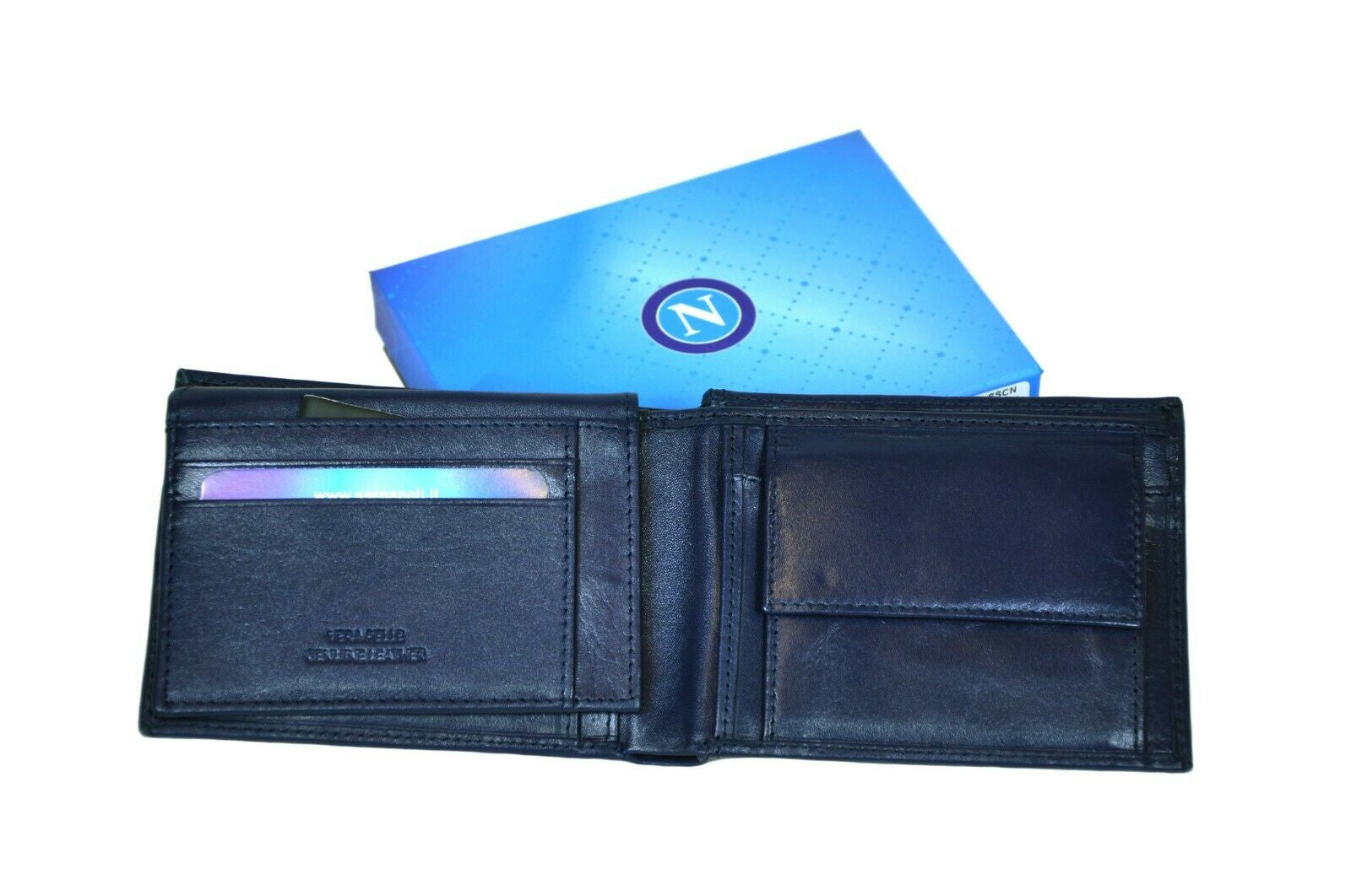 Portafoglio Uomo in Pelle – Prodotto Ufficiale SSC Napoli Modello 121311 – Cod. PS 10658