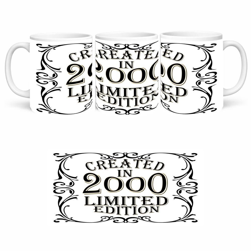 Tazza in Ceramica Personalizzabile “Created in...” – Tazza Personalizzata PS 09370-CREATEDIN