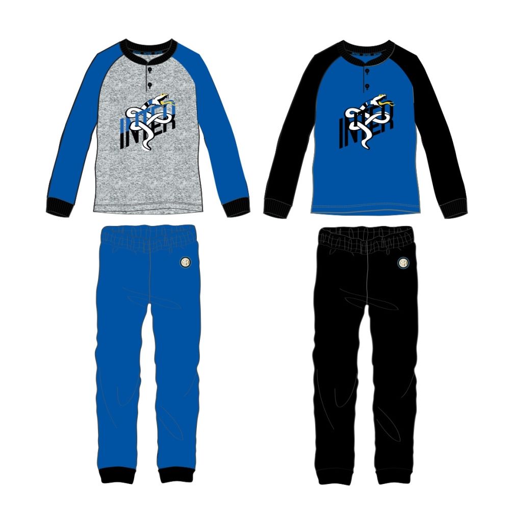 Pigiama Bambino Inter F.C. in Caldo Cotone – Prodotto Ufficiale – PS 41122