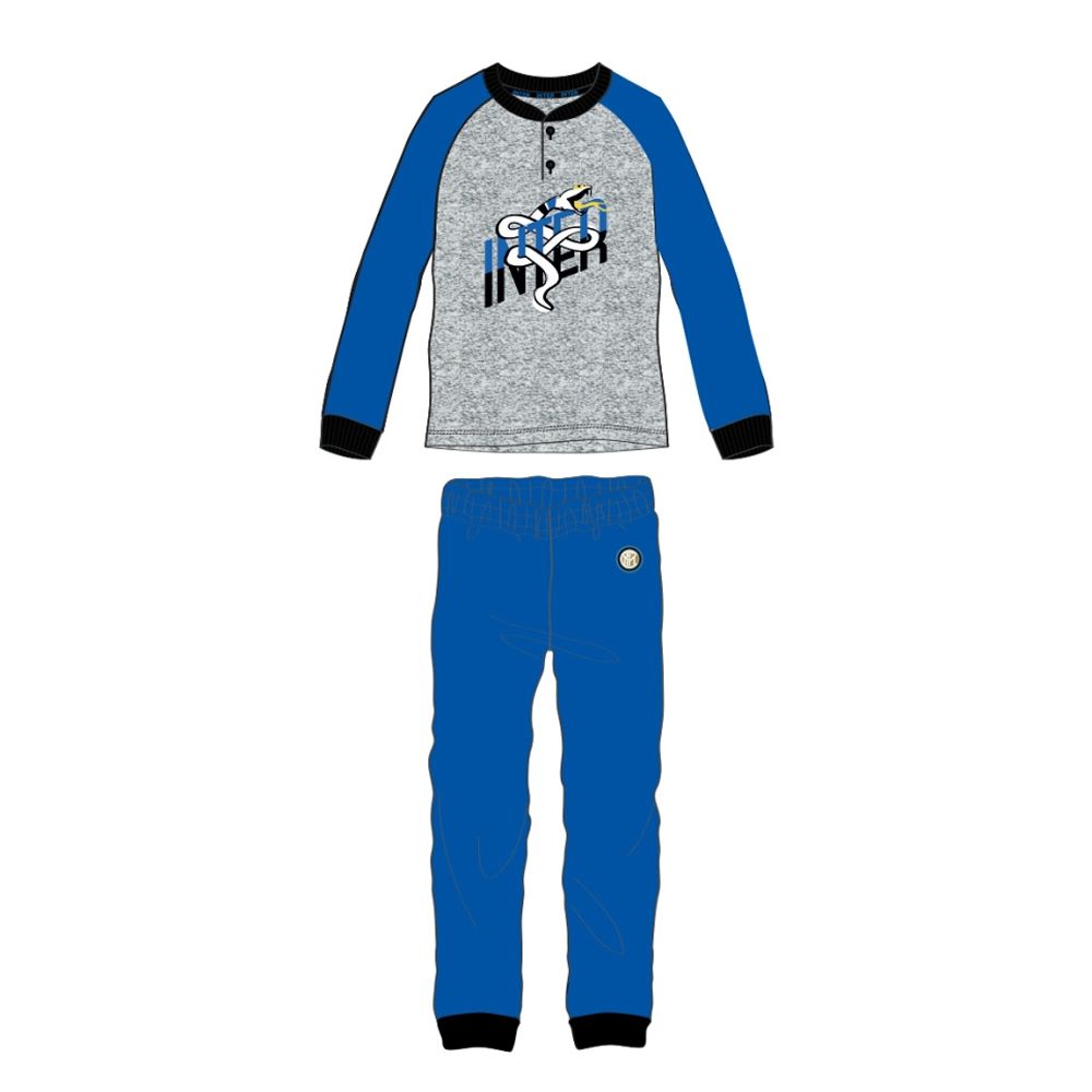 Pigiama Bambino Inter F.C. in Caldo Cotone – Prodotto Ufficiale – PS 41122