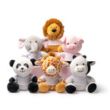 Peluche Lenny Leone Panda Giraffa Mucca Elefante Maialino Personalizzabile – Mascotte 15 cm PS 33791