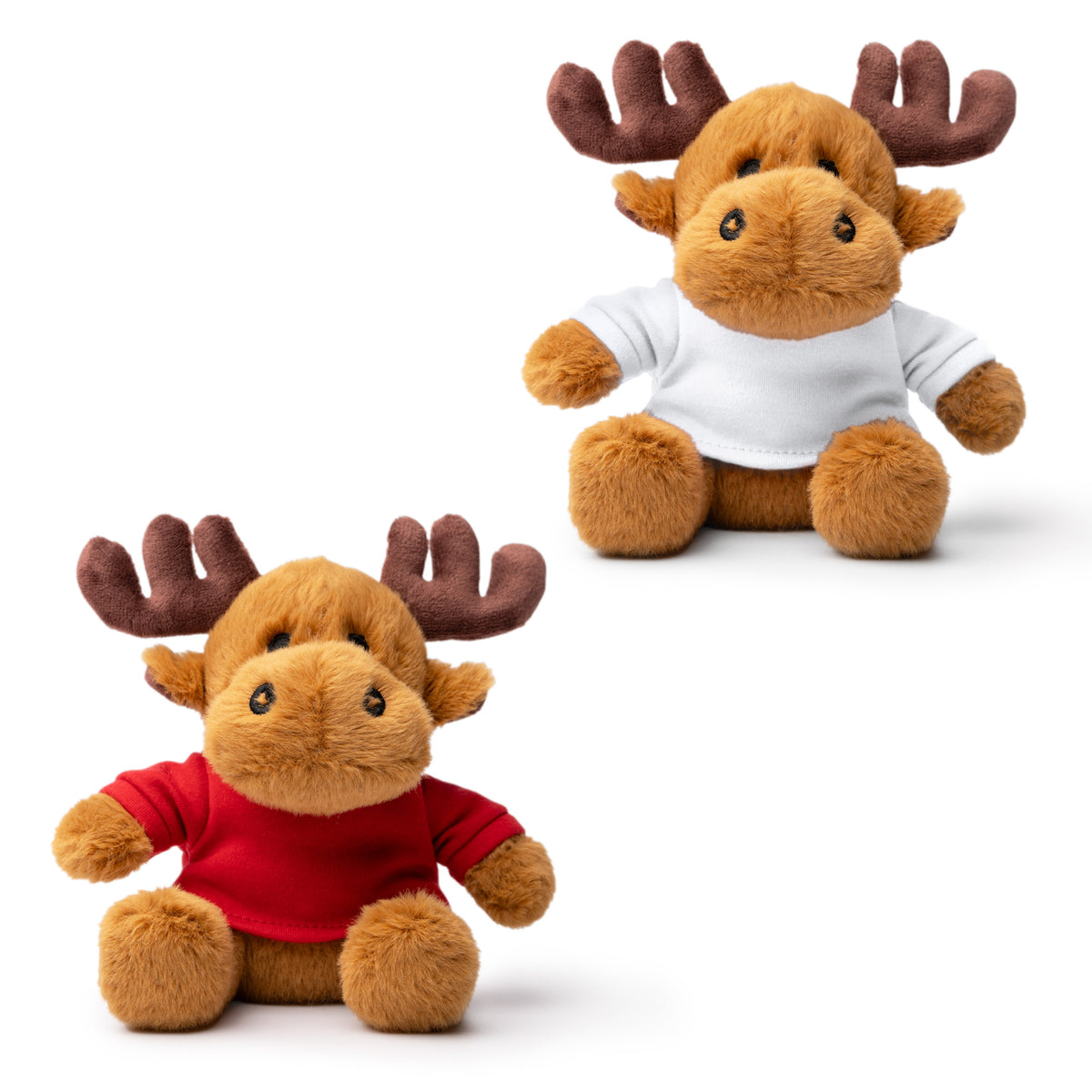 Peluche Alce Yulen con T-shirt Personalizzabile 15 cm – PS 33789