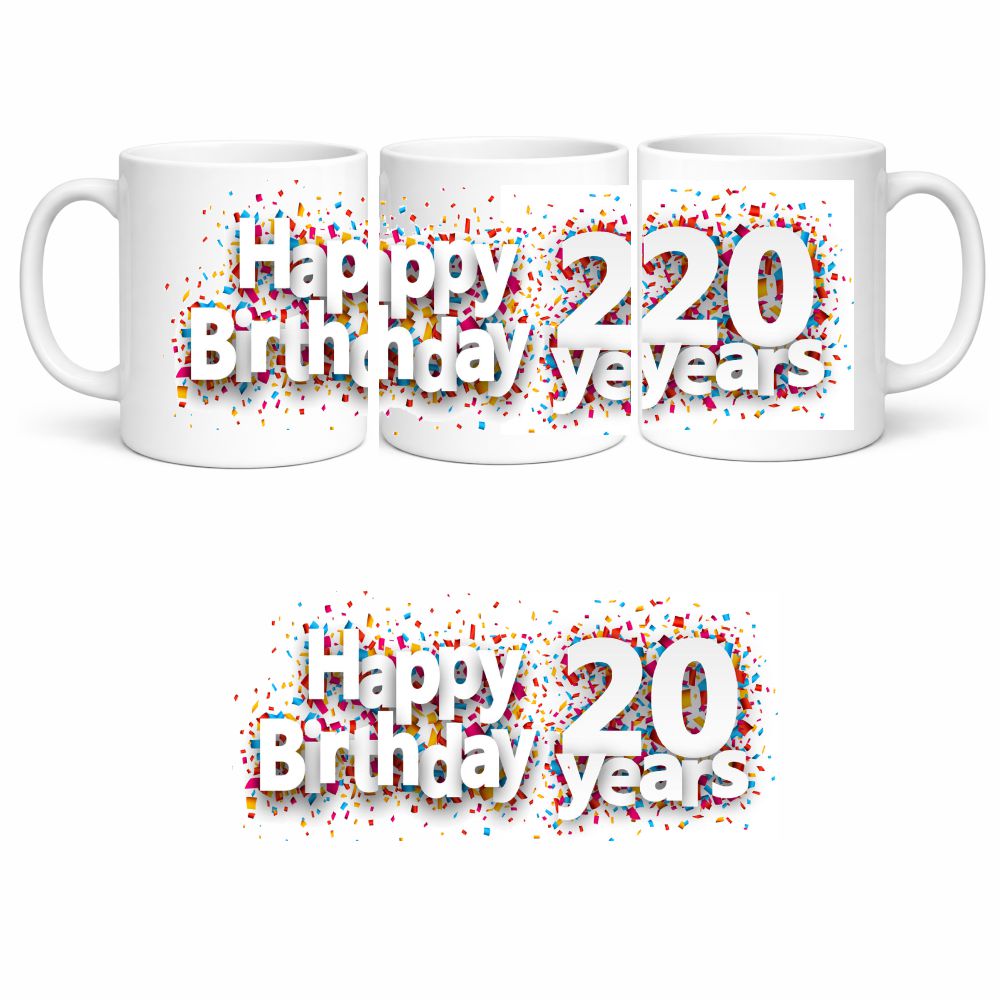 Tazza in Ceramica Happy Birthday – Tazza Personalizzata PS 09370-0003