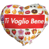 Cuscino Cuore Emoji “Ti Amo” – Idea Regalo San Valentino – 35 x 25 cm – PS 21182