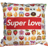Cuscino Smile “Ti Amo/Ti voglio bene/Super Love” – Idea Regalo San Valentino – 35 x 35 cm – PS 21185