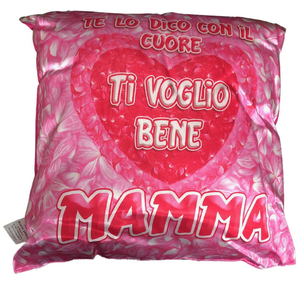 Cuscino “Ti Voglio Bene Mamma” – Idea Regalo Festa della Mamma – 30 x 30 cm – PS 21198