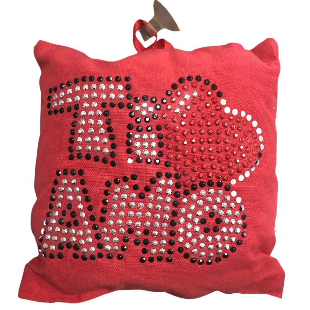 Mini Cuscino “Ti Amo” con Swaroskini e Ventosino – 13 cm – Made in Italy PS 21365