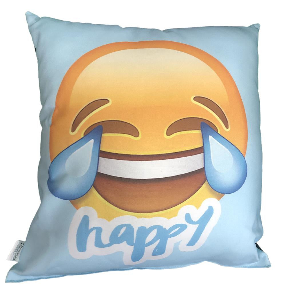Cuscino Smile “Happy” – Idea Regalo – 35 x 35 cm – Made in Italy PS 21479