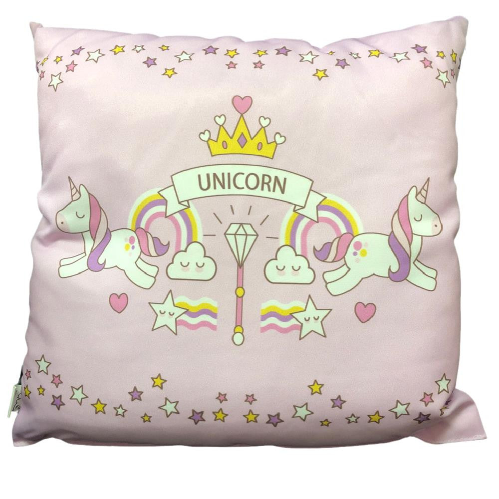 Mini Cuscino con Ventosino Unicorni Rosa – 20 cm – Made in Italy PS 21513