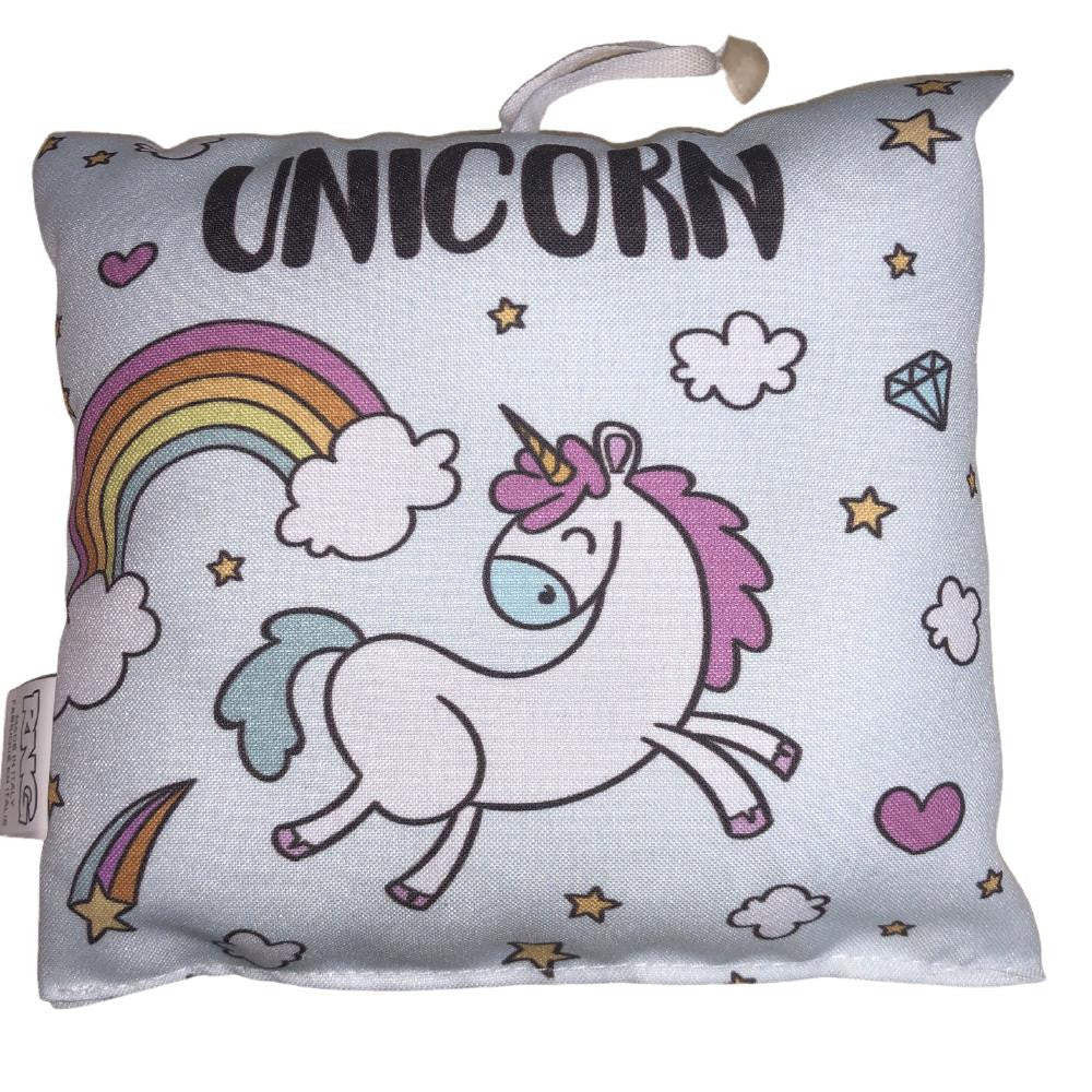 Mini Cuscino con Ventosino Unicorn Rosa – 20 cm – Made in Italy PS 21512