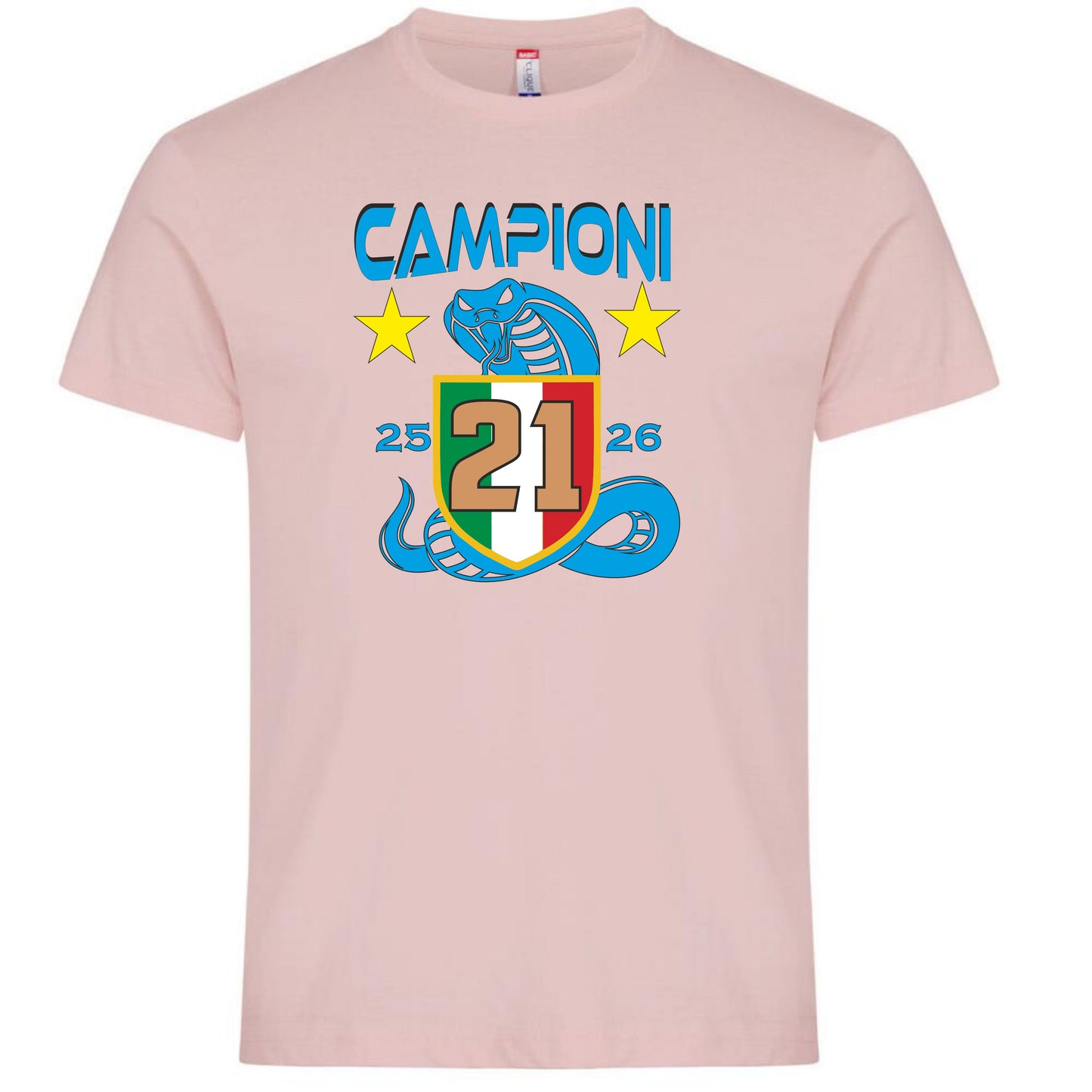 T-Shirt Inter Campione d’Italia 2025/2026 –  21 Scudetti Biscione  – PS 27431-INT-08
