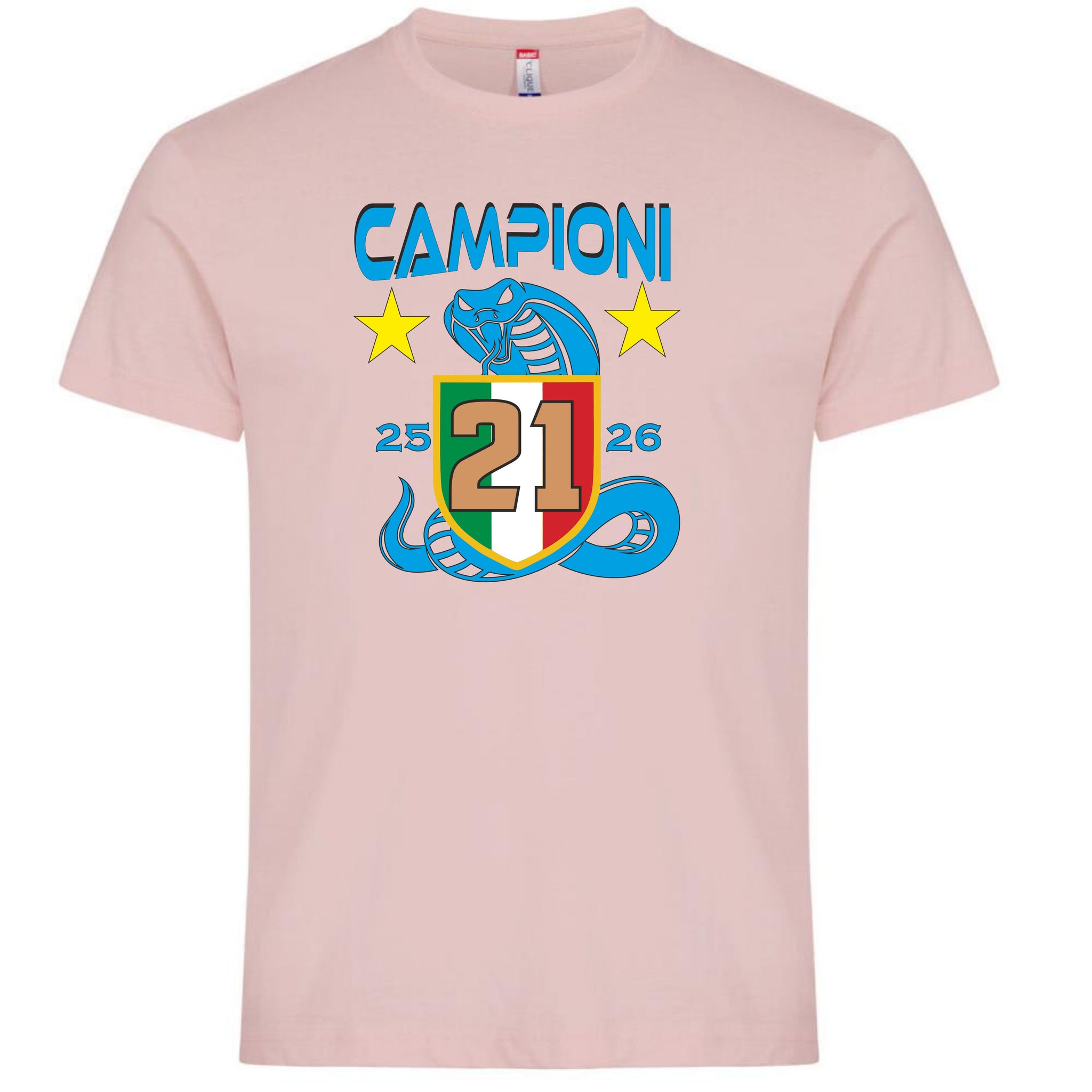 T-Shirt Inter Campione d’Italia 2025/2026 –  21 Scudetti Biscione  – PS 27431-INT-08