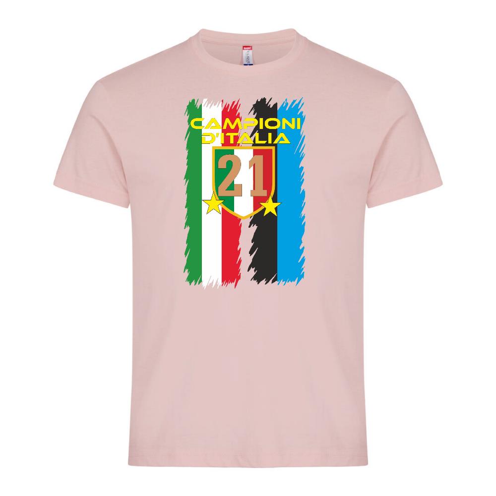 T-Shirt Calcio Inter Campioni d’Italia 2025/26 – 21 Scudetti 2 Stelle – PS 27431-INT-06