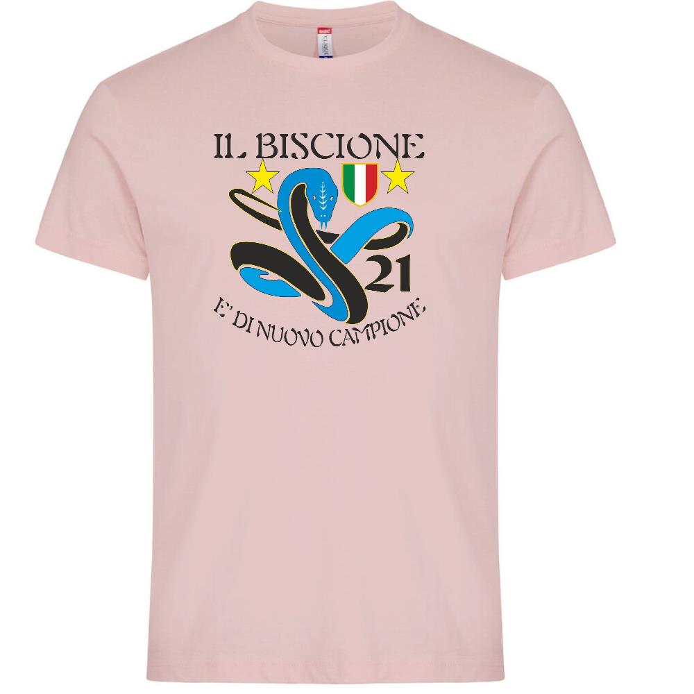 T-Shirt Calcio Inter Biscione Campioni d’Italia 25/26 – 21 Scudetti – PS 27431-INT-02