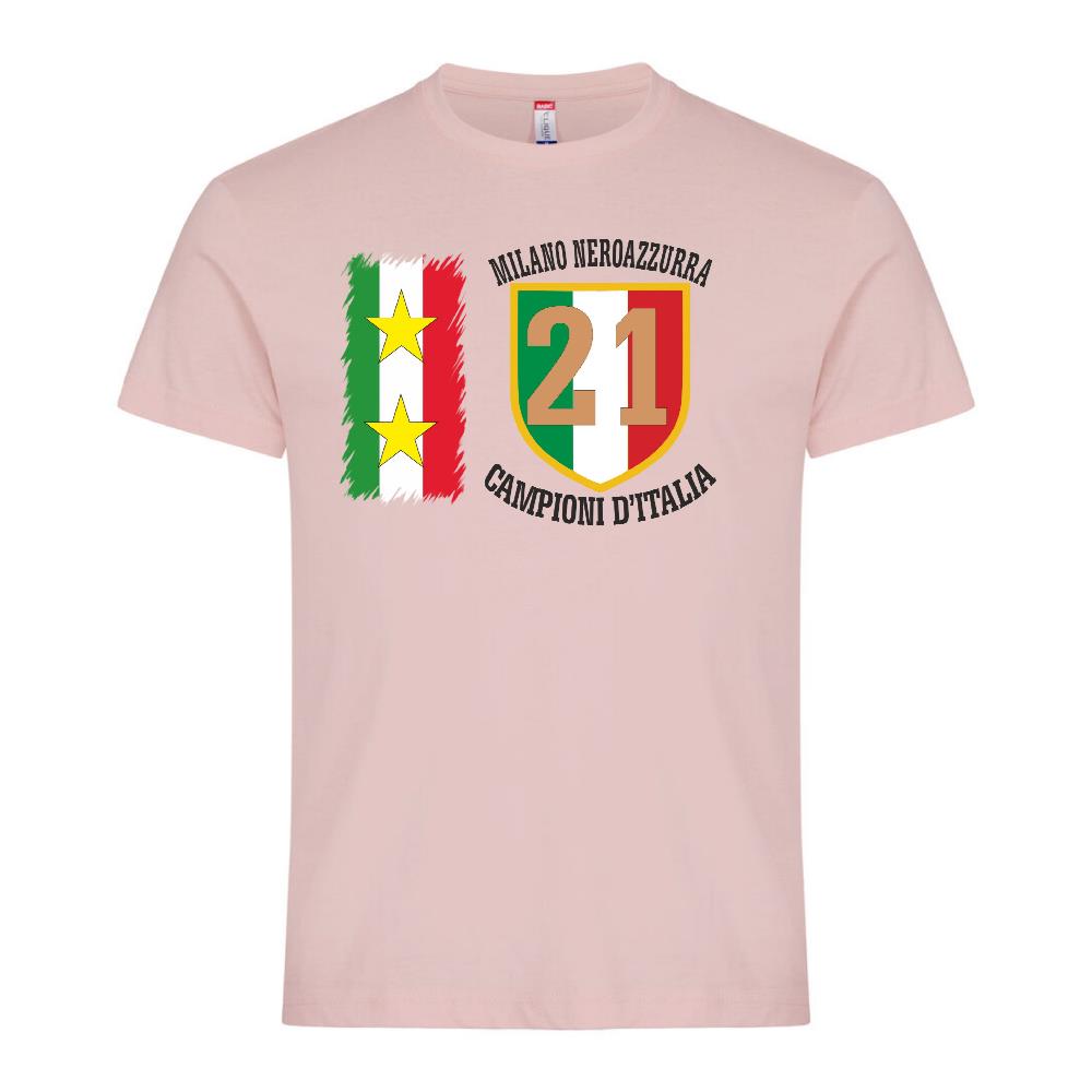 T-Shirt Calcio Inter Campioni d’Italia Serie A – 21 Scudetti Seconda Stella – PS 27431-A068