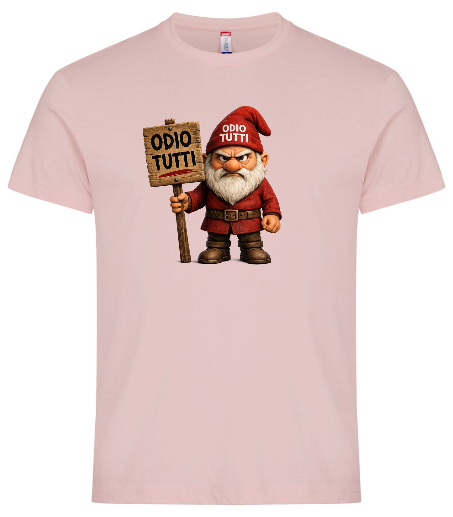 T-Shirt Uomo Simpatica Odio Tutti – Personalizzabile con Nome – PS 27431-A-155