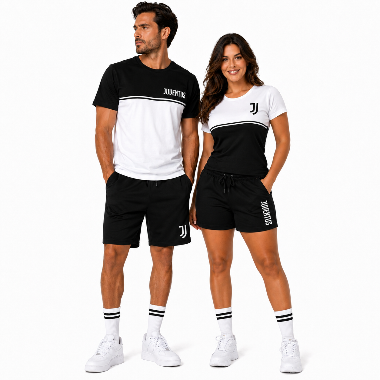 Pigiama Juve Corto da Adulto Juventus – Prodotto Ufficiale Personalizzabile  – PS 46701