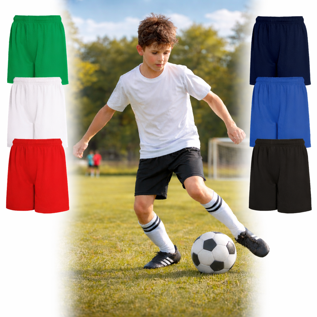 Pantaloncini Sportivi Calcio Personalizzabili con Numero – PS 37867