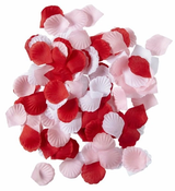 Petali di Rosa Finti – Bianco / Rosso / Misto – Decorazione Party e Matrimonio – PS 02576