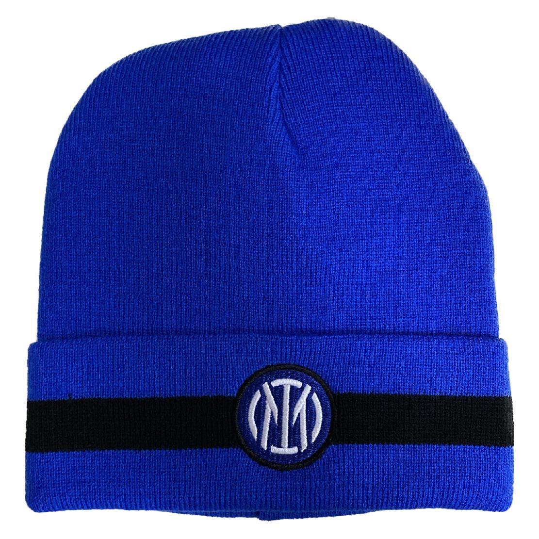 Berretto Invernale Nero/Azzurro FC Internazionale Milano – Cappello Ufficiale Inter – PS 24623