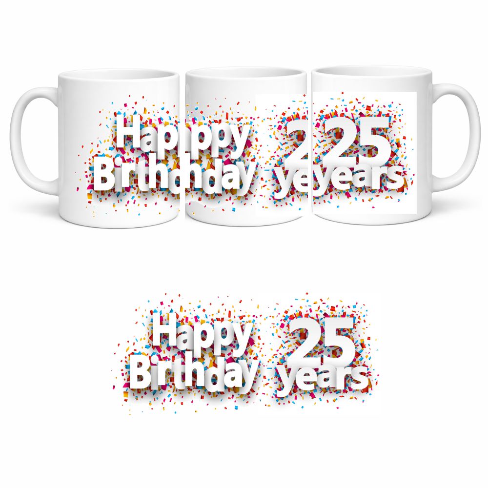 Tazza in Ceramica Happy Birthday – Tazza Personalizzata PS 09370-0003