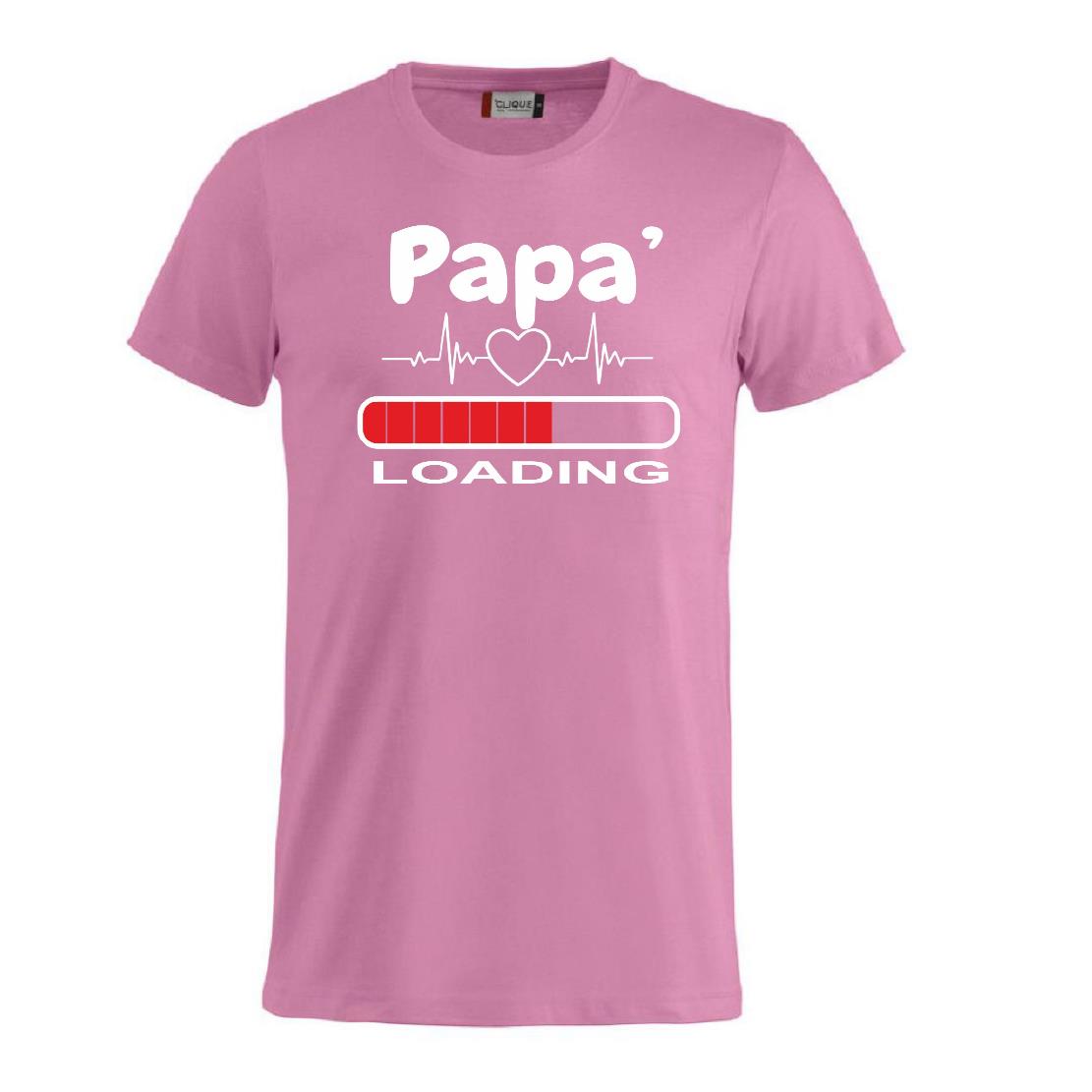 T-Shirt Personalizzabile Unisex “Papà loading...” – Festa del papà – PS 27431-A055