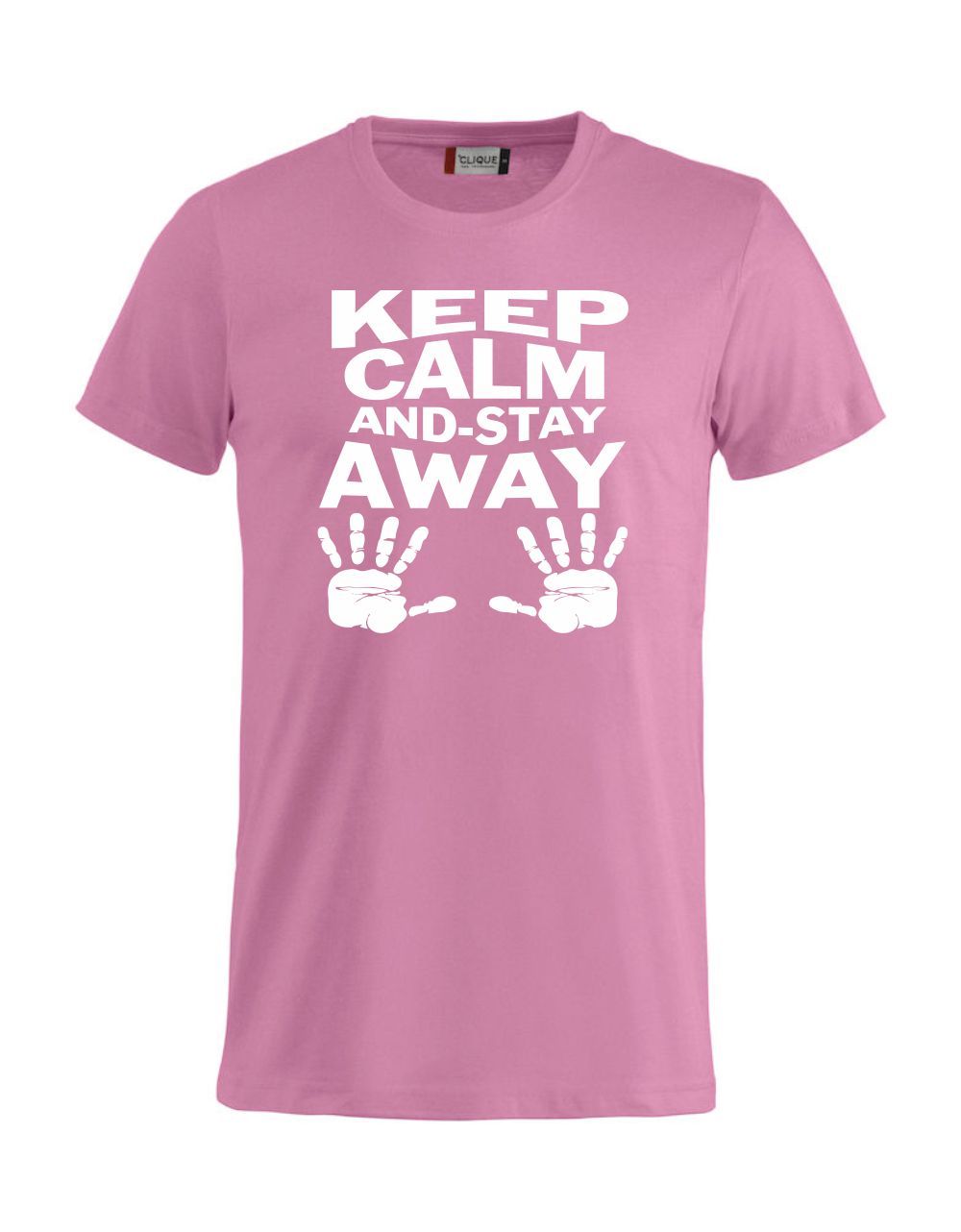 T-Shirt “Keep Calm And Stay Away” Uomo – Maglietta Simpatica con Stampa – PS 27431-A013