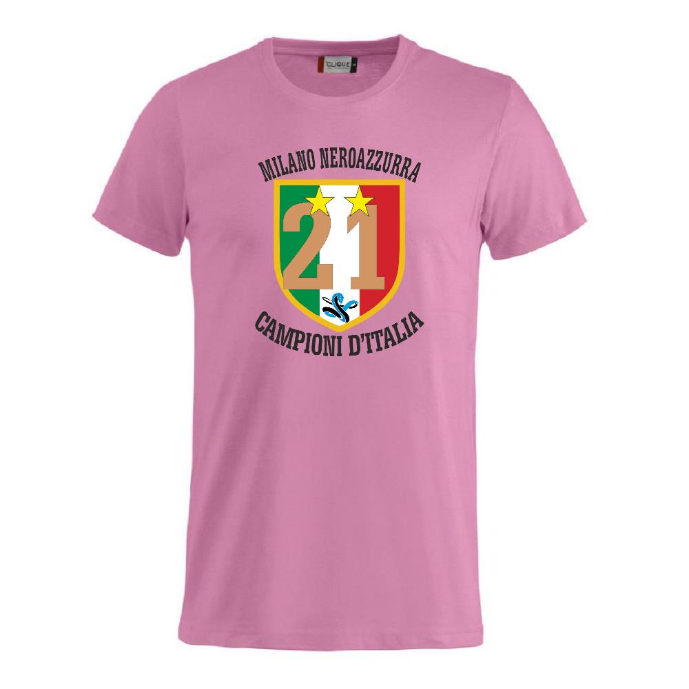 T-Shirt Scudetto Inter Campioni d’Italia 25/26 – Seconda Stella 21 Scudetti Scudetto Neroazzurro – PS 27431-A042