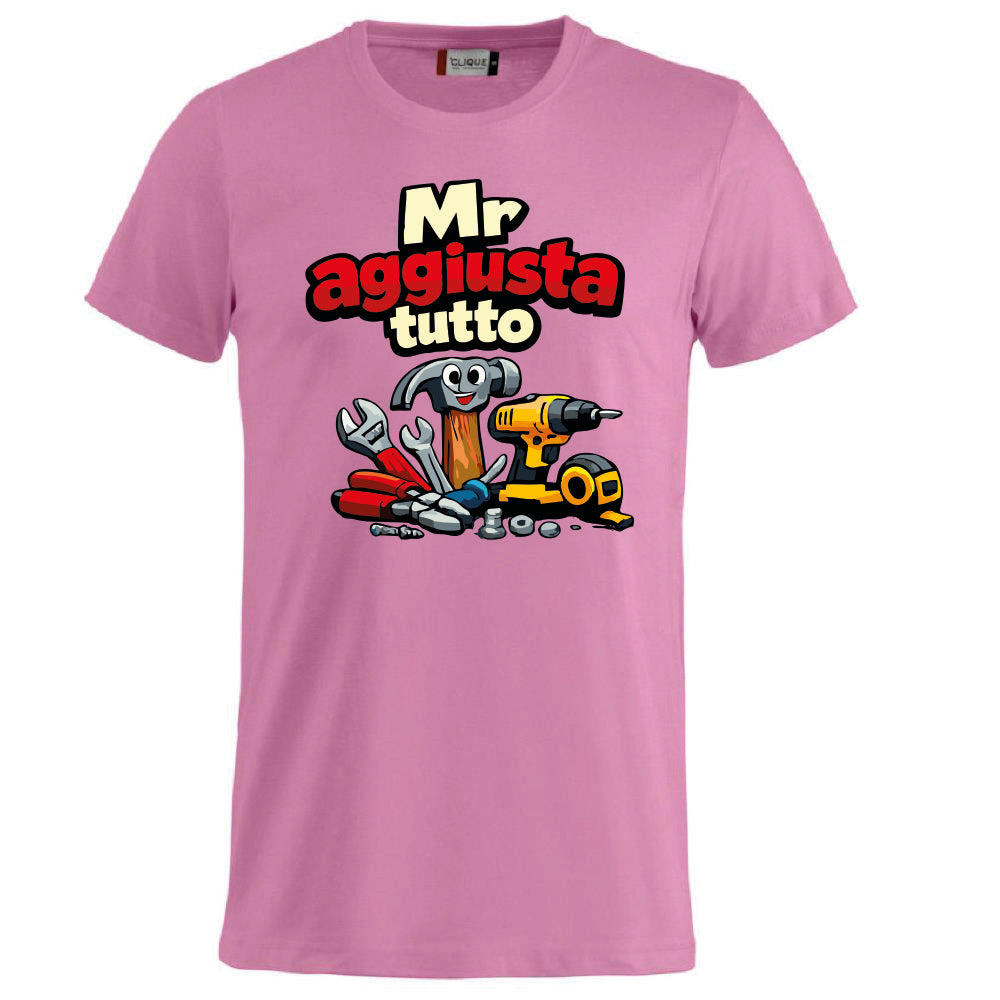 T-Shirt Personalizzabile Uomo “Mr Aggiusta Tutto” – Idea Regalo – PS 27431-A142
