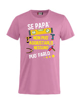 T-Shirt Personalizzabile Unisex “Se... non può aggiustarlo”  – Festa del papà - PS 27431-A044