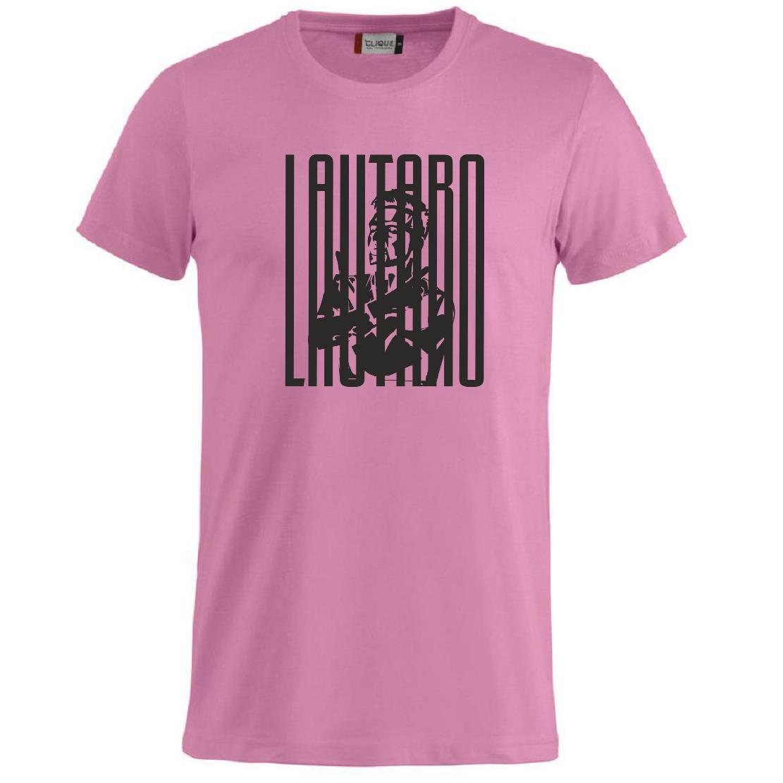 T-Shirt Lautaro Martinez Magliette Tifosi Interisti Maglietta in Cotone Abbigliamento Calcio PS 27431-A033