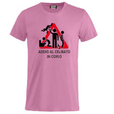 T-Shirt Addio al Celibato In Corso , Dietro  “Attenzione Ubriachi” – Maglietta Divertente con Doppia Stampa Fronte/Retro – PS 27431 - A071