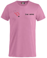 T-Shirt Personalizzabile Infermiera/Dottore/OSS con Stetoscopio Cuore – PS P 27431-A-116