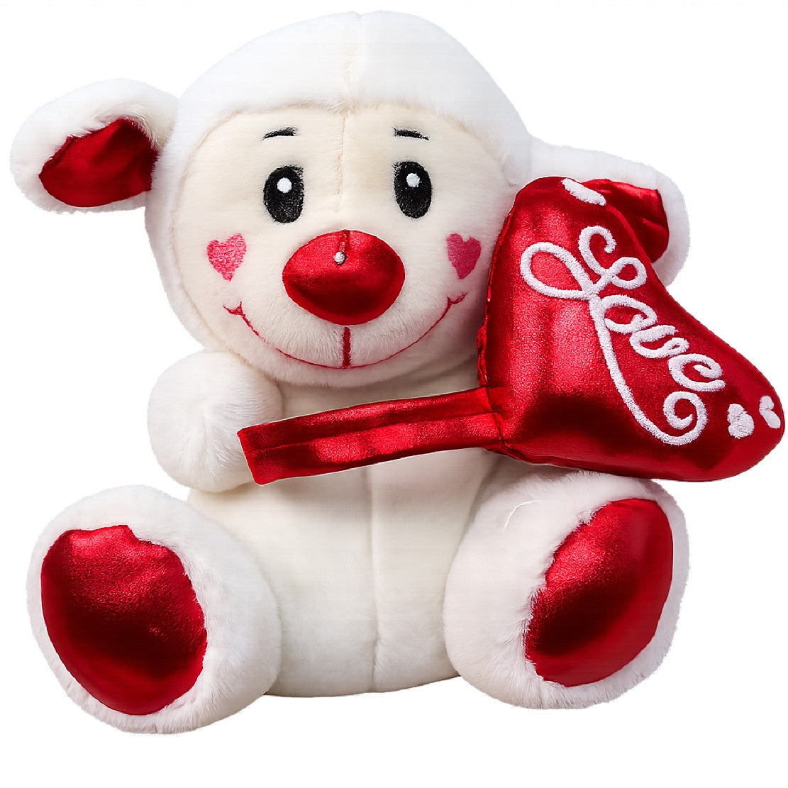 Peluche Love Orsetto Cane Ranocchia Leone Elefante Pecora Coniglio – Llopis 15 cm PS 25225