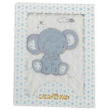 Baby Blanket Elephant Green Coperta Ricamata Double Face – 100 × 75 cm PS 25230