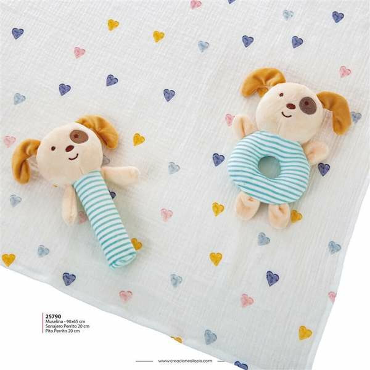 KALINDRA – Set Regalo per Neonati 3 Pezzi – 90 × 65 cm PS 25231