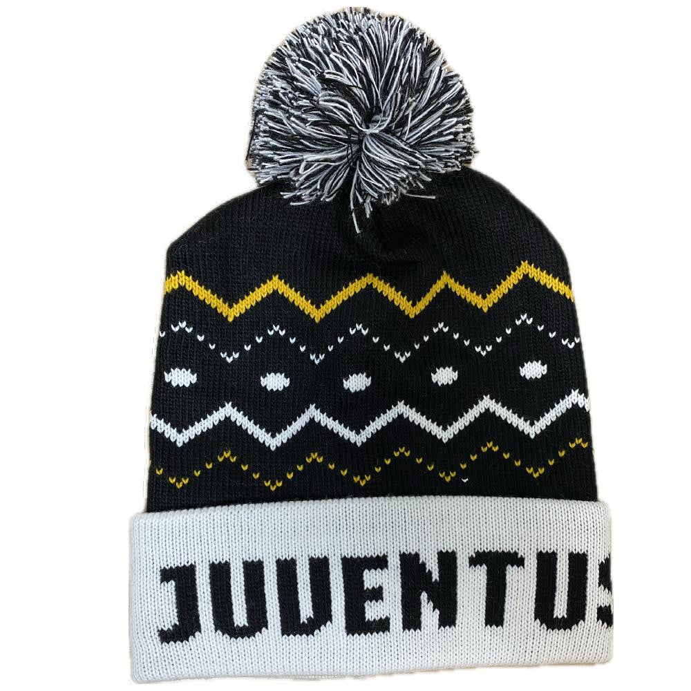 Berretto Natalizio Juventus FC con Pon Pon – Cappello Ufficiale Logo JJ – Mod. PS 27229