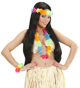 Set Hawaiana Collana, Corona e Bracciale Fiori Vivaci – PS 08336
