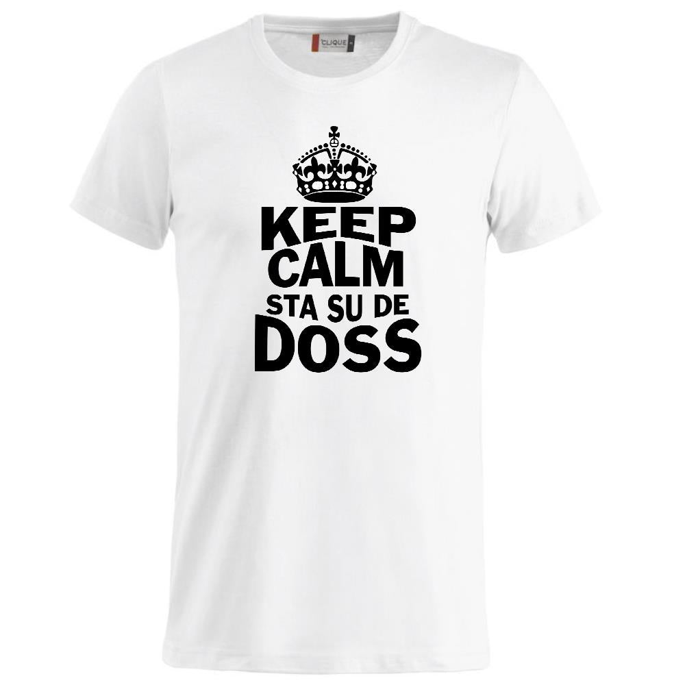 T-Shirt “Keep Calm Sta Su De Doss” Uomo e Bambino – Maglietta Simpatica con Stampa – PS 27431-A010