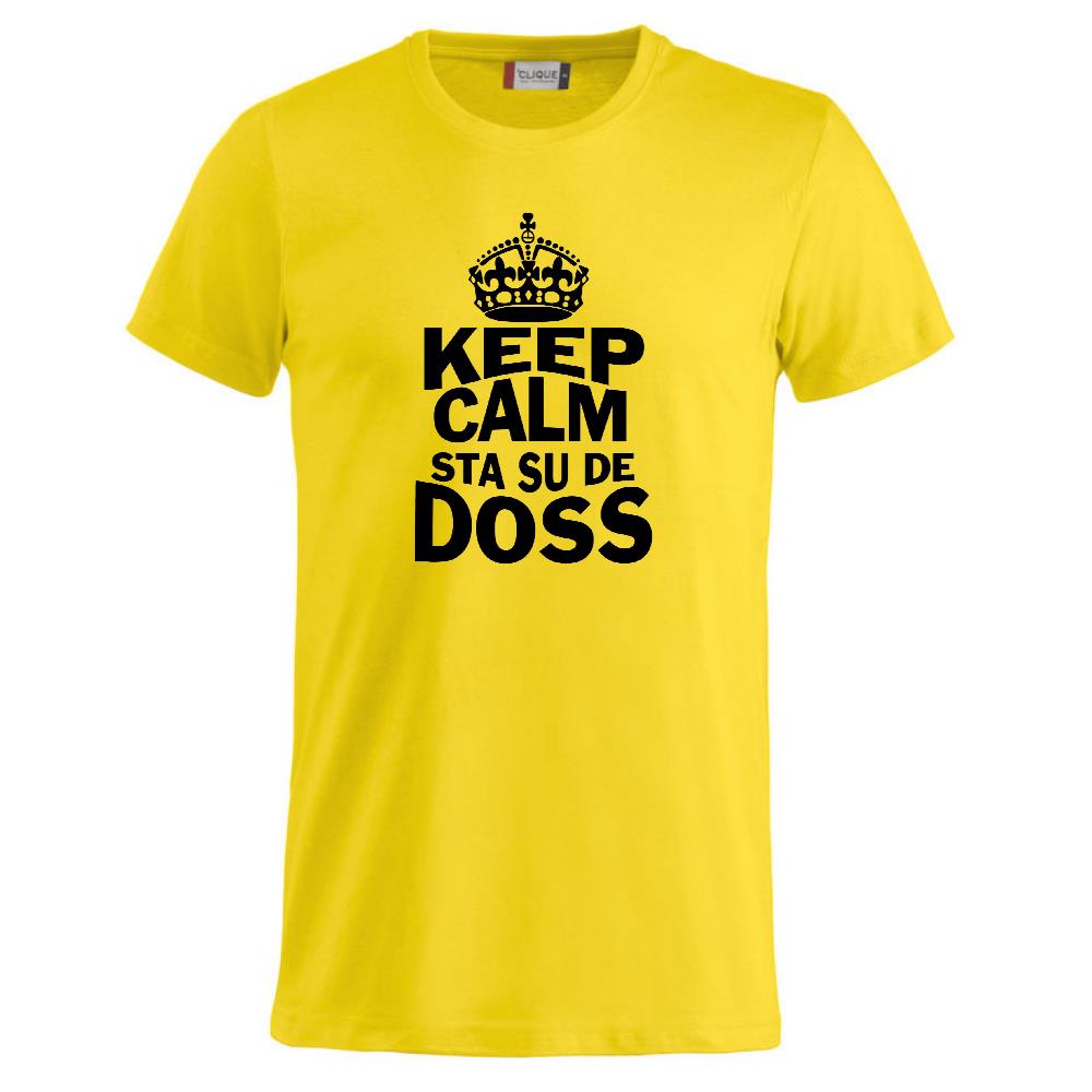 T-Shirt “Keep Calm Sta Su De Doss” Uomo e Bambino – Maglietta Simpatica con Stampa – PS 27431-A010