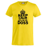 T-Shirt “Keep Calm Sta Su De Doss” Uomo e Bambino – Maglietta Simpatica con Stampa – PS 27431-A010
