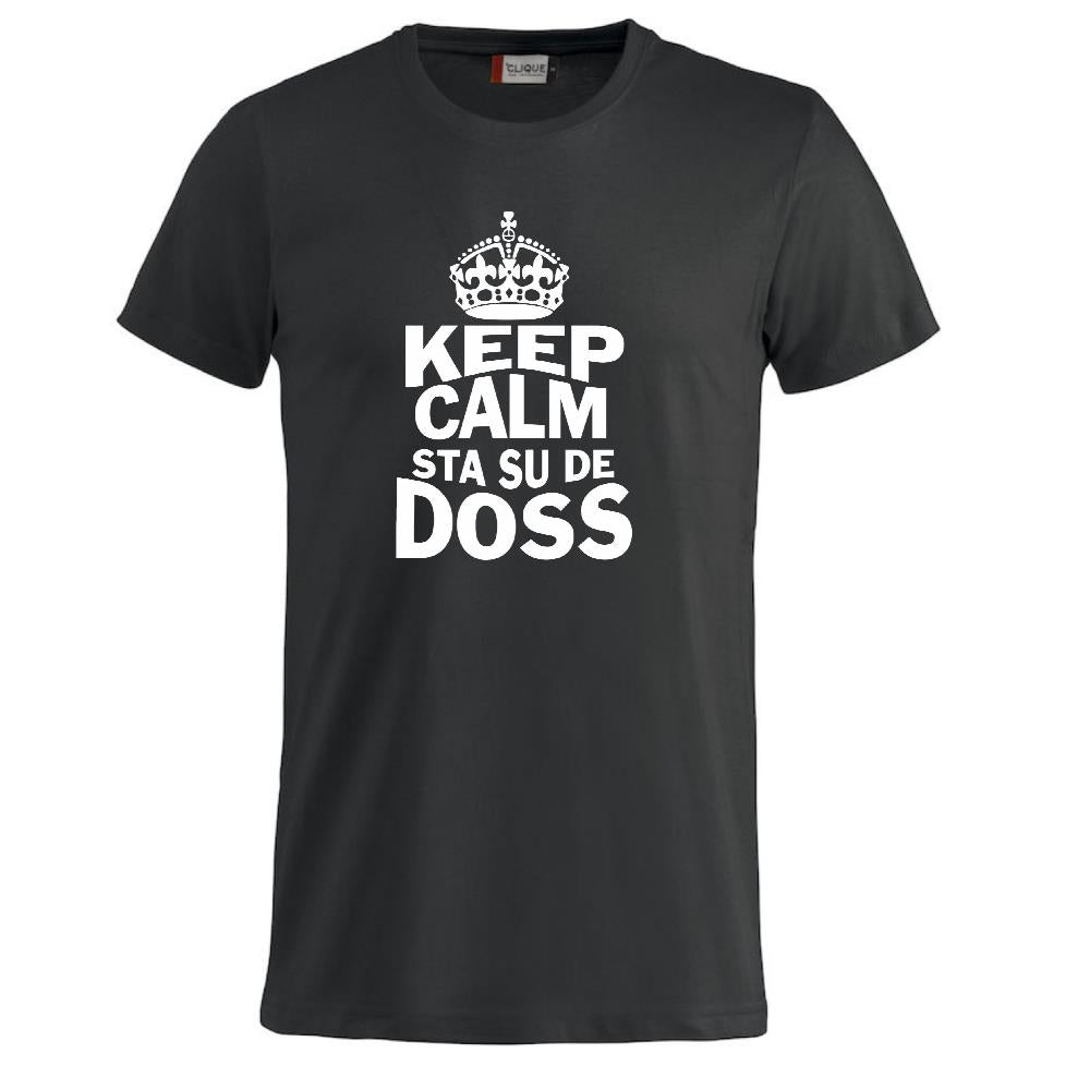 T-Shirt “Keep Calm Sta Su De Doss” Uomo e Bambino – Maglietta Simpatica con Stampa – PS 27431-A010