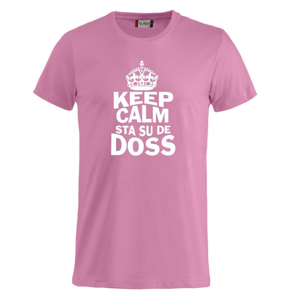 T-Shirt “Keep Calm Sta Su De Doss” Uomo e Bambino – Maglietta Simpatica con Stampa – PS 27431-A010